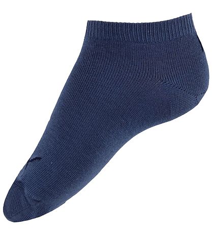 Ankle Socks - 3-Pack - Sneaker Plain - Blue/Grey and black